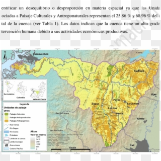 Paisajes Antropogénicos De La Cuenca Del Río Dagua - Atlas, HD Png Download