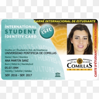 Concretamente, El Carné Isic Para Los Estudiantes De - Isic Card, HD Png Download