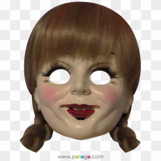 Maske Png Arşivi - Annabelle Doll Mask, Transparent Png