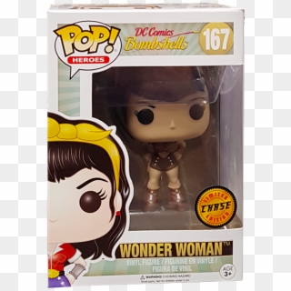 Wonder Woman Chase Pop Vinyl Figure - Wonder Woman Funko Pop Chase, HD Png Download