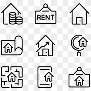 Real Estate - Hobbies Icon Png, Transparent Png