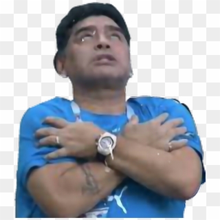 Maradona Sticker - Diego Maradona Celebration Argentina Nigeria, HD Png Download