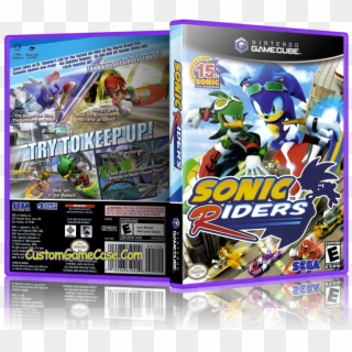 Nintendo Gamecube Gc - Sonic Riders Gamecube Cover, HD Png Download
