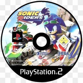 Sonic Riders - Sonic Riders Ps2 Cd, HD Png Download