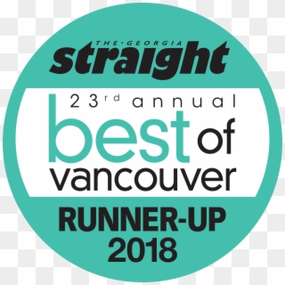 Trip Advisor Coe 2018 Award Georgia Straight 2018 Badge - Georgia Straight Best Of Vancouver 2018, HD Png Download