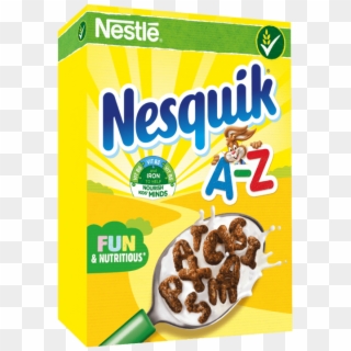 Image Of Nesquik A-z Breakfast Cereal - Nestlé Nesquik Alphabet, HD Png Download