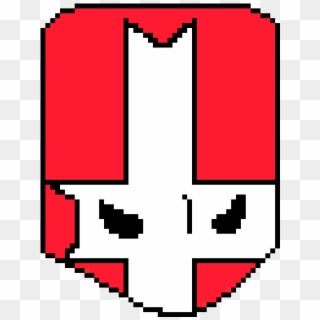 Castle Crashers Red Knight - Rounded Cube Pixel Art, HD Png Download
