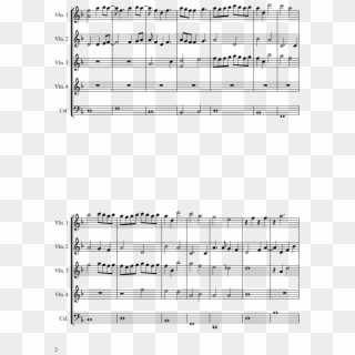 Overture Sheet Music Composed By Jinxx 2 Of 5 Pages - Black Veil Brides Violin Notes, HD Png Download