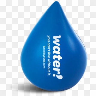 Water Drop Stress Ball If You Drank More Water, You - Plastic, HD Png Download