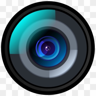 Camera Black Circular Transprent Png - Camera Lens Round Png, Transparent Png