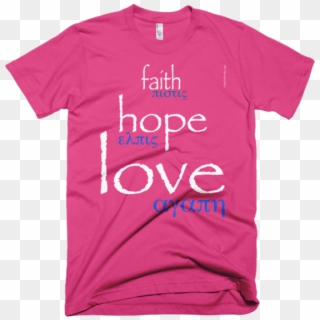 Faith, Hope, Love, These Three, But The Greatest Of - Cute Girl Shirts, HD Png Download