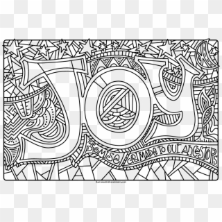 Faith Hope Love Coloring Page With Advent Posters Archives - Advent Coloring Pages Joy, HD Png Download