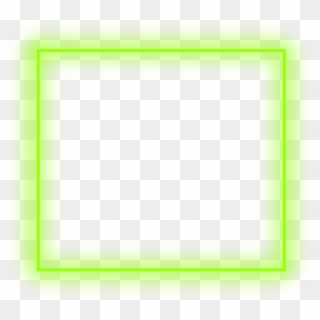 #sticker #neon #square #green #freetoedit #frame #border - Parallel, HD Png Download