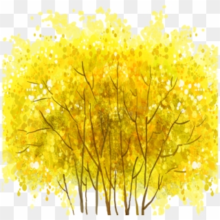 #mq #yellow #tree #autumn, HD Png Download