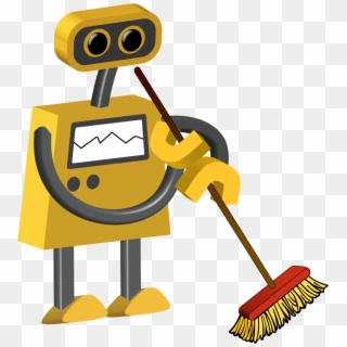 Janitor Robot - Robots Sweep The Floor, HD Png Download