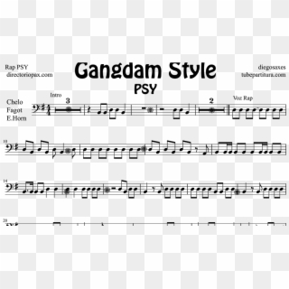 Gangnam Style By Rap Psy Sheet Music For Cello And - Nothing Gonna Change My Love For You Trumpet, HD Png Download
