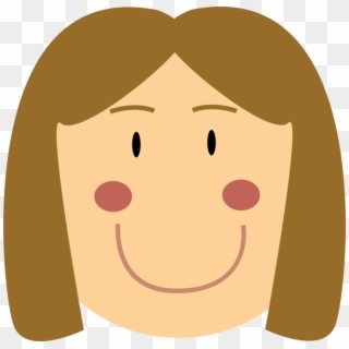 Smiley Computer Icons Drawing Face - Tête De Fille Dessin, HD Png Download