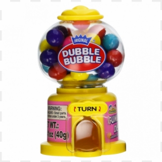 Dubble Bubble Gum Ball Dispenser Mini - Double Bubble Gum, HD Png Download