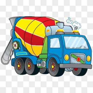Nice Cement Truck Clipart Png - Cement Mixer Truck Clipart Free, Transparent Png
