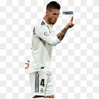 Sergio Ramos White Background, HD Png Download