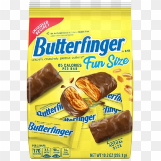 Butterfinger Candy Bar Fun Size Bag - Butterfinger, HD Png Download