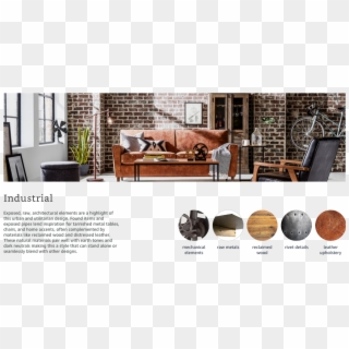 The Industrial Store - Living Room, HD Png Download
