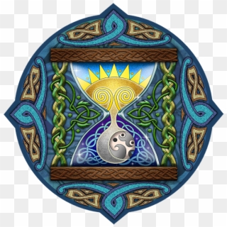 Click And Drag To Re-position The Image, If Desired - Celtic Sun Moon, HD Png Download