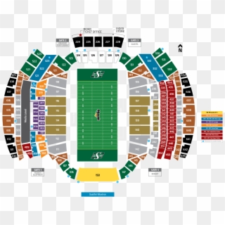 View Your Seats - Mosaic Stadium Seating Chart, HD Png Download