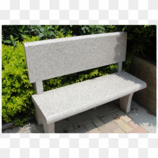 Outdoor Free Standing Granite Garden Stone Bench, HD Png Download