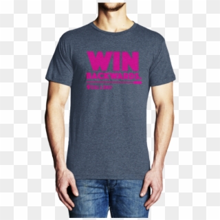 Mens Win Backwards T-shirt - Active Shirt, HD Png Download