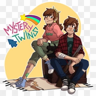 Mabel & Dipper Pines, The Mystery Twins, Paranormal - Older Dipper And Mabel, HD Png Download