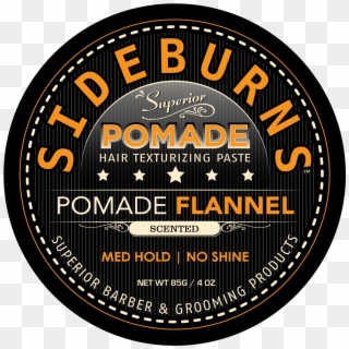 Sideburns ~ Pomade Flannel >> Medium Hold - Circle, HD Png Download