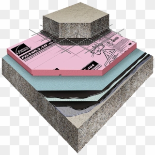 Fluid Applied Waterproofing Membrane Concrete Roof - Grave, HD Png Download