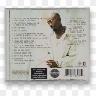 2pac Loyal To The Game Back Cover , Png Download - 2pac Loyal To The Game Album, Transparent Png