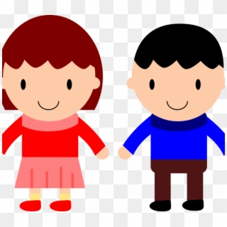 Boy And Girl Looking L Clipart & Clip Art Images - Boy And Girl Png, Transparent Png