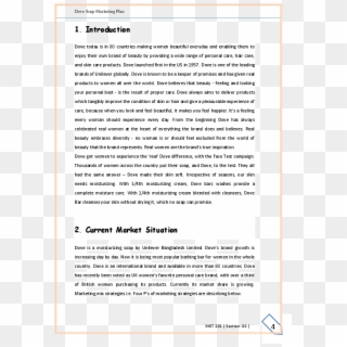 Docx - Narrative Report For Food And Beverage, HD Png Download