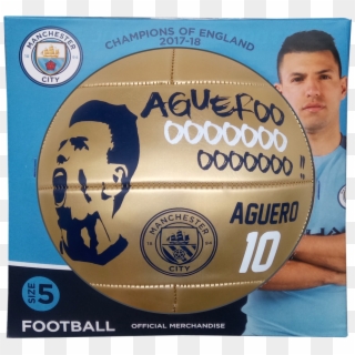 Aguero Football Box Gold - Soccer Ball, HD Png Download