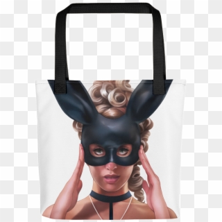 Tote Bag With Pi-up Bunny Girl - Mask, HD Png Download