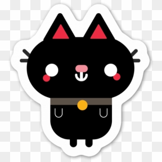 Cute Black Cat, HD Png Download