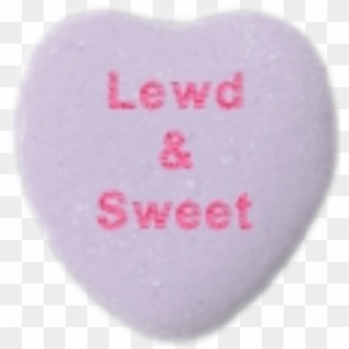 #mine #lewd #sweethearts #candy #heart #anime #l3wd - Heart, HD Png Download
