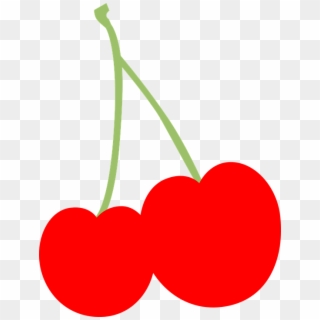 Cherry, Fruit, Fresh, Sweet, Two - Buah Ceri Kartun, HD Png Download