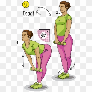 Deadlift - Hip Strengthening Exercises Physiotherapy, HD Png Download