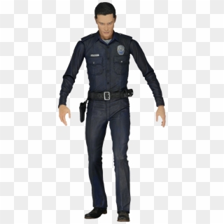 T-1000 In Police Disguise 7” Action Figure - Terminator Genisys T 1000 Neca Toys, HD Png Download