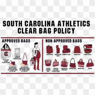 Gamecock Athleticsverified Account - South Carolina Clear Bag Policy, HD Png Download