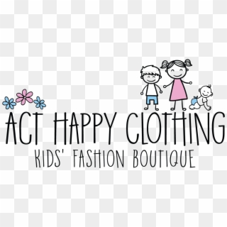 Act Happy Clothing - Cartoon, HD Png Download