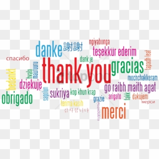 Free Png Thank You Translations Png Image With Transparent - Thank You In Different Languages Png, Png Download