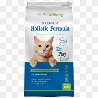 Premium Holistic Formula For Cats & Kittens - Cat Grabs Treat, HD Png Download