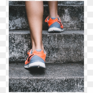 Women Climbing Up Stairs - Step Challenge, HD Png Download