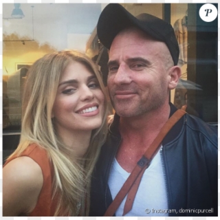 Dominic Purcell Et Sa Compagne Annalynne Mccord - Annalynne Mccord And Dominic Purcell Instagram, HD Png Download