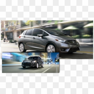2017 Honda Fit Vs - Honda Fit Vs Honda City 2018, HD Png Download